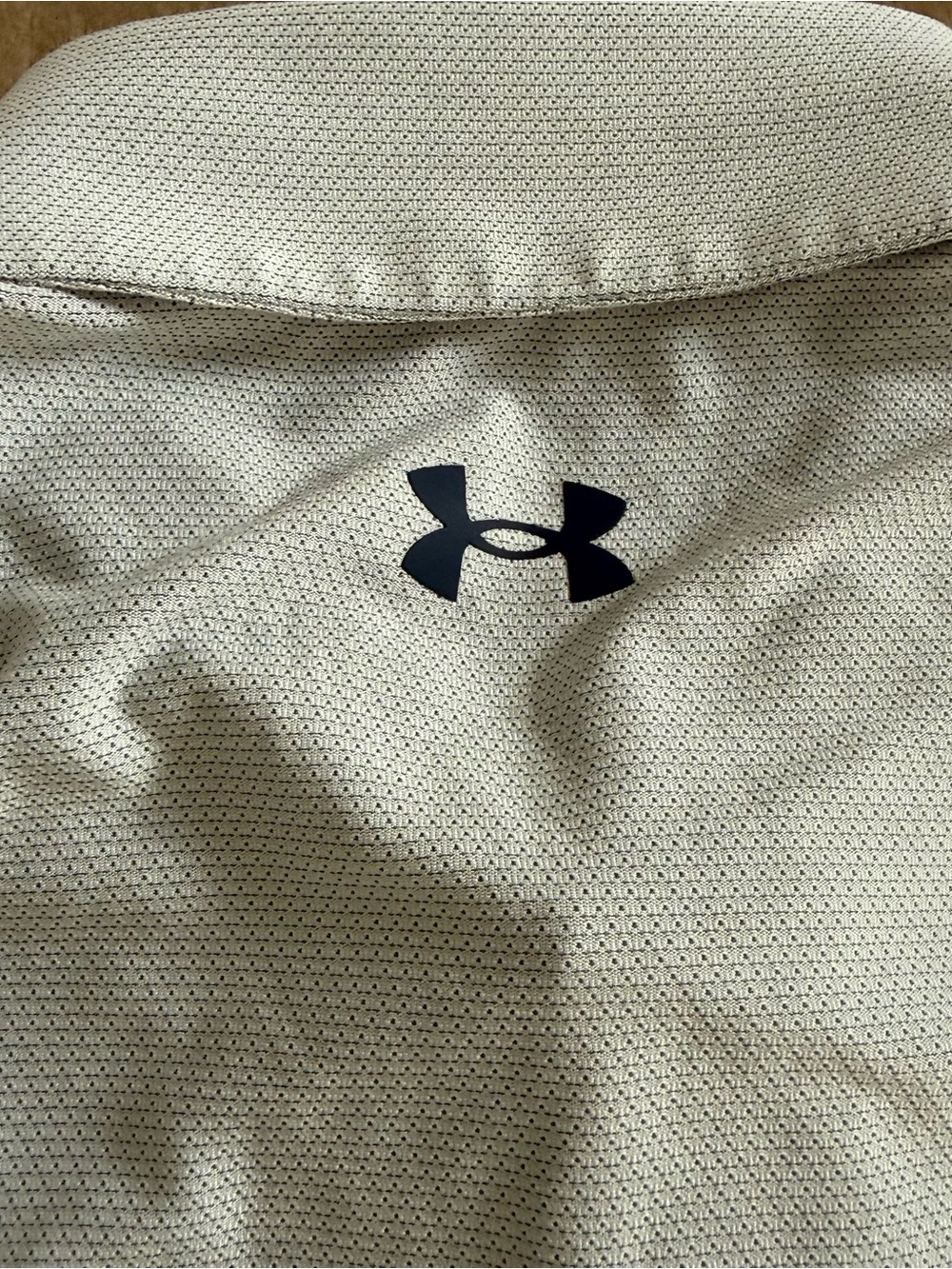 Under Armour Short Sleeve Polo Gray Micro Stitch Men Small Golf Performance Prep - Picture 7 of 7